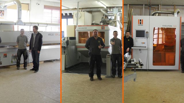 Holzher reference - complete CNC machining, edgebanding - positive experience with HOLZ-HER machines