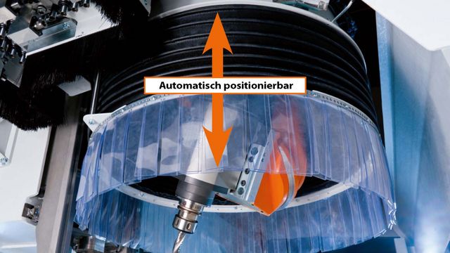 Flexible evacuation – programmable for eight positions Flexible evacuation – programmable for eight positions