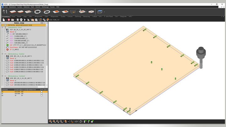 The high quality, user-friendly machine control from HOLZ-HER