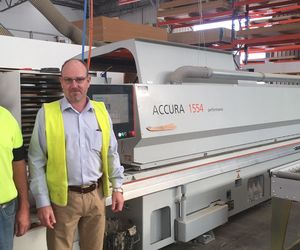 HOLZHER reference customer Timberline in Australia with ACCURA edge banding machine