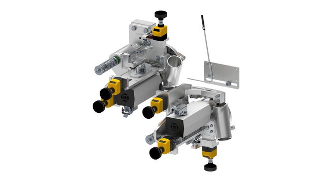 Cutter unit FR701 Heavy-duty floor-mounted unit with shock-absorbing bearing