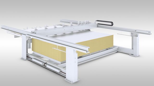 The lift solution for high material throughput Massive scissor lift table for high-throughput series production