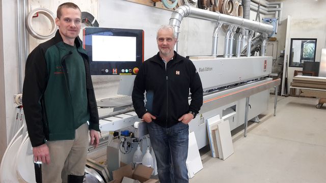 Vogt Carpentry Shop with SPRINT 1329 edgebander from HOLZHER HOLZ-HER reference customer Vogt with Sprint 1329 edgebander