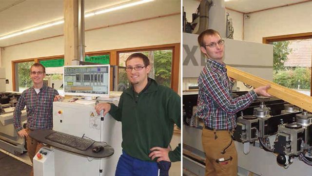 Rosien joinery with CNC processing center for Multirex windows Rosien joinery with CNC processing center for Multirex windows