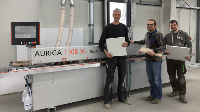 Our reference customer Marten with the edgebanding machine AURIGA 1308XL