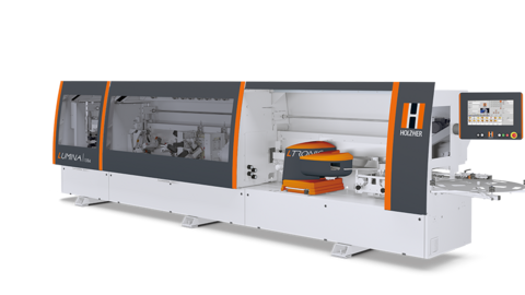 Edgebanding machine Holzher Lumina 1584 - insible joint with NIR module edgebander holzher lumina invisible joints