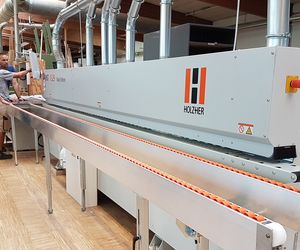 The carpenter Veser from Baden-Württemberg is highly satisfied with the training and the new edge banding machine Sprint