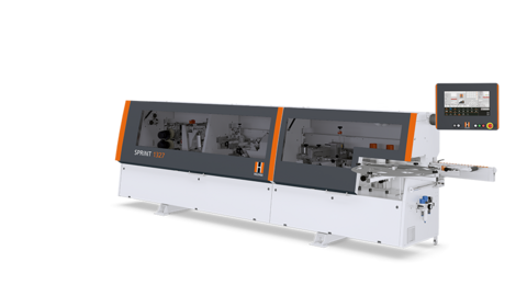 The SPRINT 1327 edgebander for perfect edges Maximum productivity - variable feed and shortest workpiece intervals